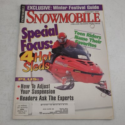 Snowmobile Magazine January 1997 Polaris Indy Classic Auberge Le Cabanon Quebec