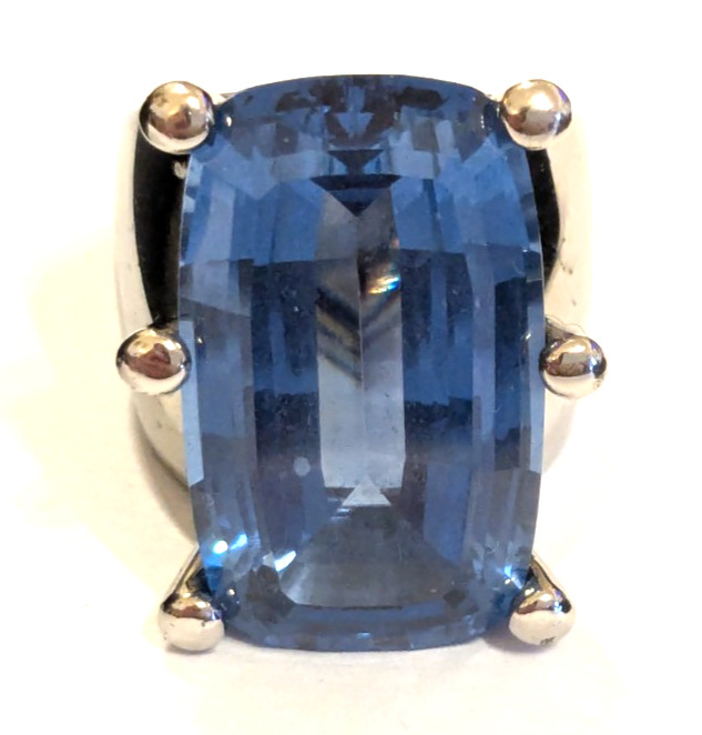 Daniel Swarovski Paris solid sterling silver & Bl… - image 3