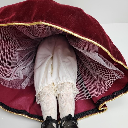 Collector's Choice by DanDee 18" Limited Edition in Red Dress Porcelain Doll - Picture 7 of 11
