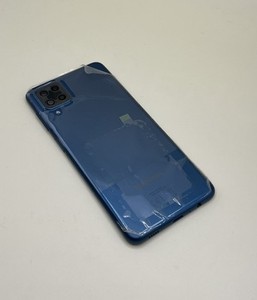 Original Samsung Akkudeckel Galaxy A12 Backcover Deckel Rückseite Blau