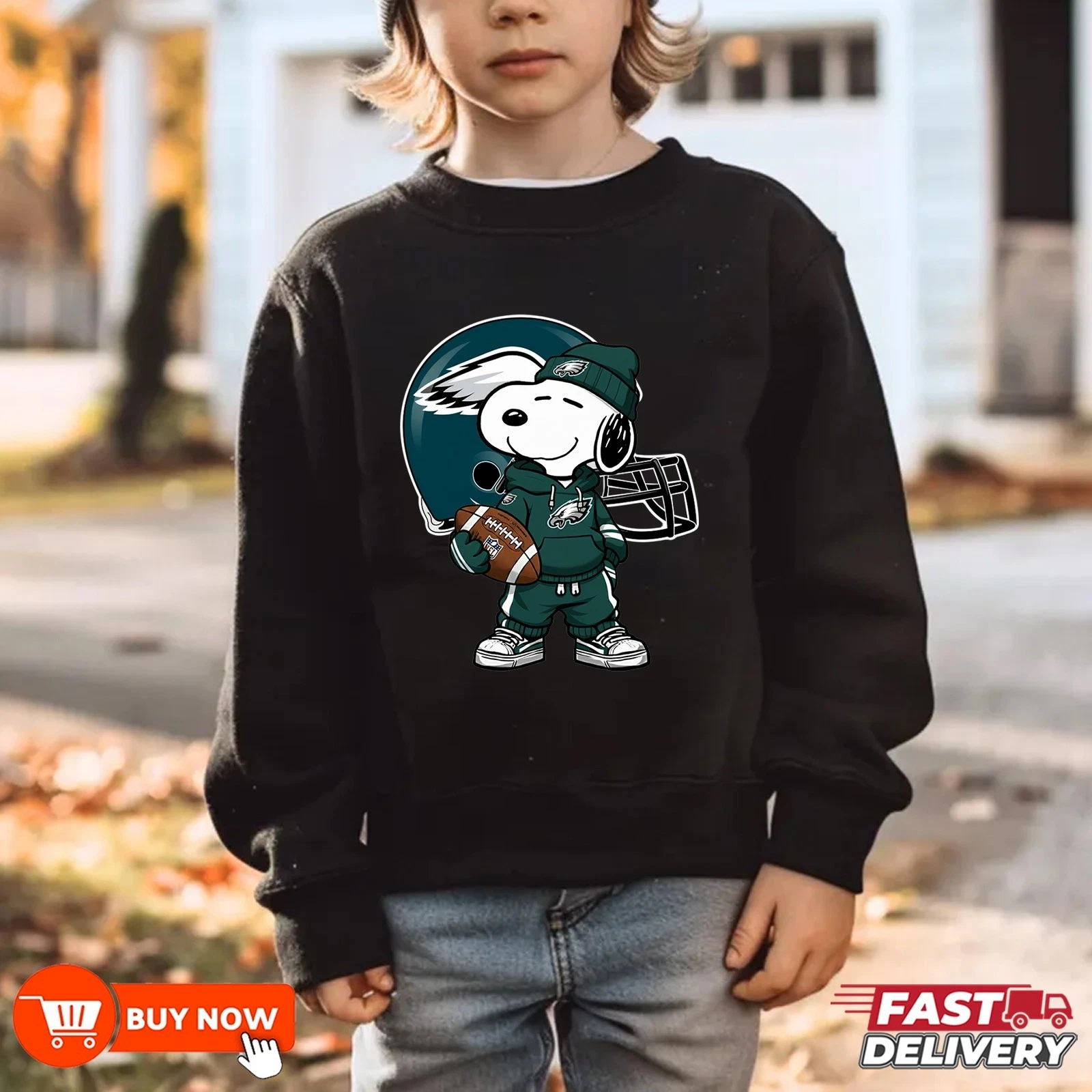 Philadelphia Eagles Football Sweatshirt