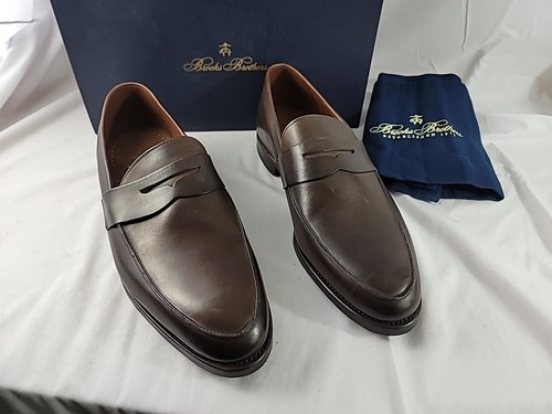 Brooks Brothers Sz 13 EEE Brown Dress Penny Loafers - USA - NEW BOX & FREE SHIP