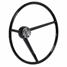 1961-70 F100 Steering Wheel Black 3-spoke F250 F350 1960-63 Falcon New