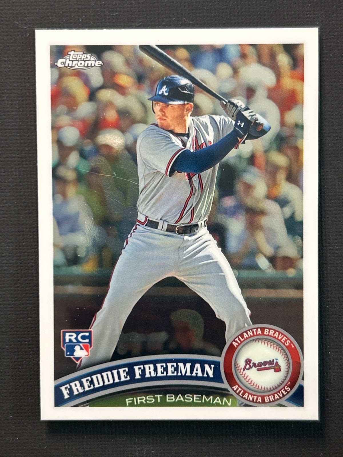 2011 Topps Chrome Freddie Freeman #173 Rookie RC