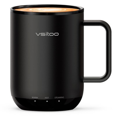 Vsitoo S3 Plus 14oz Heated Coffee Mug - Temperature Control Smart Mug with Mu...