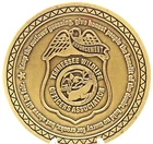 Tennessee Wildlife Resources Agency TWA Challenge Coin 2in Copper