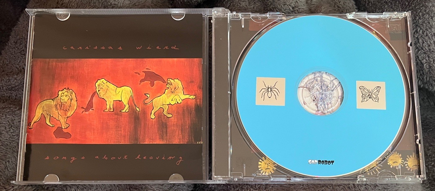 CARISSA'S WIERD Songs About Leaving CD 2002 SAD ROBOT SR 001 BAND OF HORSES