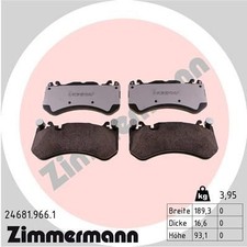 ZIMMERMANN Bremsbelagsatz, Scheibenbremse 24681.966.1 für MERCEDES-BENZ ZIMMERMANN Bremsbelagsatz, Scheibenbremse 24681.966.1 für MERCEDES-BENZ