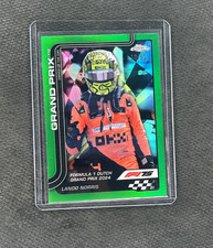 2025 Topps Chrome Formula 1 F1 Lando Norris #136 Green Refractor /99