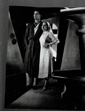 SUPER RARE!! 8X10 1930s MAGAZINE PHOTO ORIG HELEN HAYES AND GARY COOPER!!