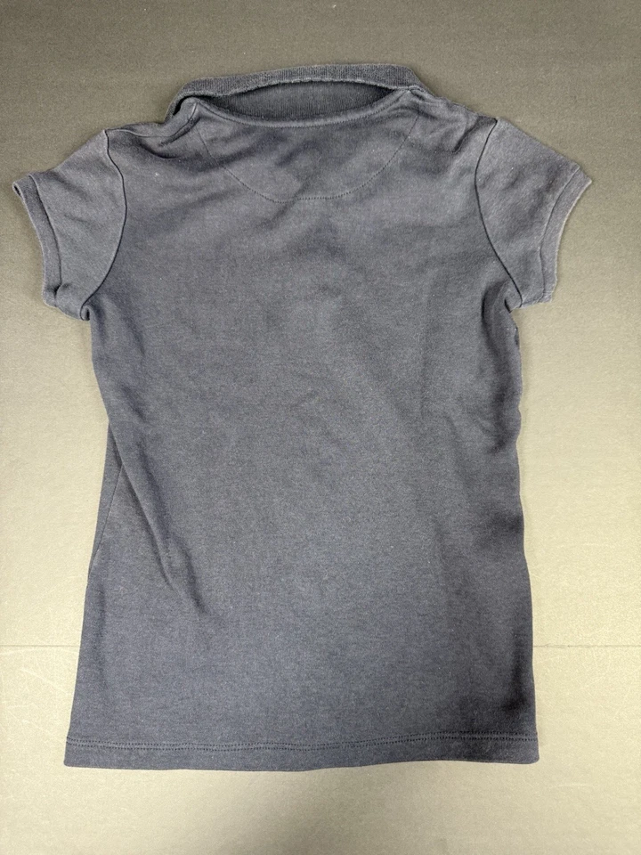 6 Girls Polo Shirts School Uniform Size M (10/12) Red & Navy Cat & Jack Look - Image 4 of 4