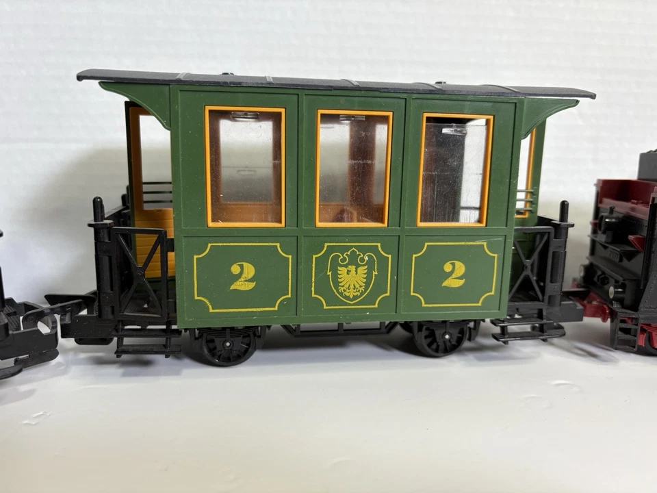 Juego locomotora tren electrónico FALLER Nº 3 vagones PT77 y pasajeros - usados - sin probar Foto 3 de 4