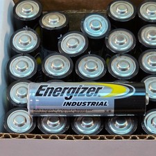 25 Energizer AA Industrial EN91 1.5v Alkaline Batteries LR6 Exp. 12/2035