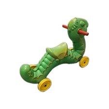 Vintage 1972 Empire Ride-On Inch Worm Blow Mold Toy