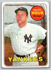 1969 Topps - #447 Ralph Houk | New York Yankees FR/PR