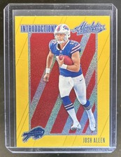 2018 Panini Absolute Josh Allen Introductions Spectrum Gold RC #IN-JA Bills