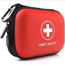 Empty Medical First Aid Storage Bag Case Travel Camping  Medicine Hard Shell