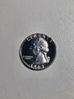 1963 PROOF GEM SILVER WASHINGTON QUARTER  (Q131)