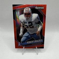 2025 Panini Prizm Black Robert Brazile Red Prizm /299 Houston Oilers NFL
