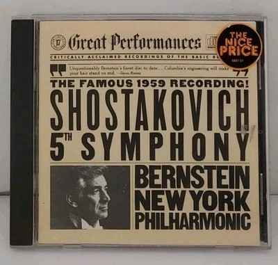 Shostakovich CD 5th Symphony - 1959 Leondard Bernstein Recording NY Philharmonic