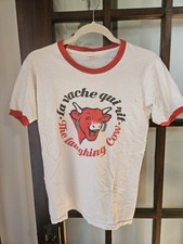 *LEER* Camisa Timbre La Vaca Riendo La Vache Qui Rit Años 70 De Colección Talla MEDIANA