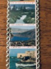 Vintage Bookmark w/ Tassel, Floral Pattern, Israel Travel Theme, Multicolor — photo 10