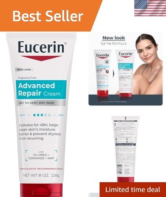 Fragrance-Free Advanced Repair Body Cream with Triple Moisturizing Complex 8 OZ