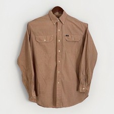 Vintage Polo Sportsman Ralph Lauren Men  s L Plaid Button Up Shirt Pockets