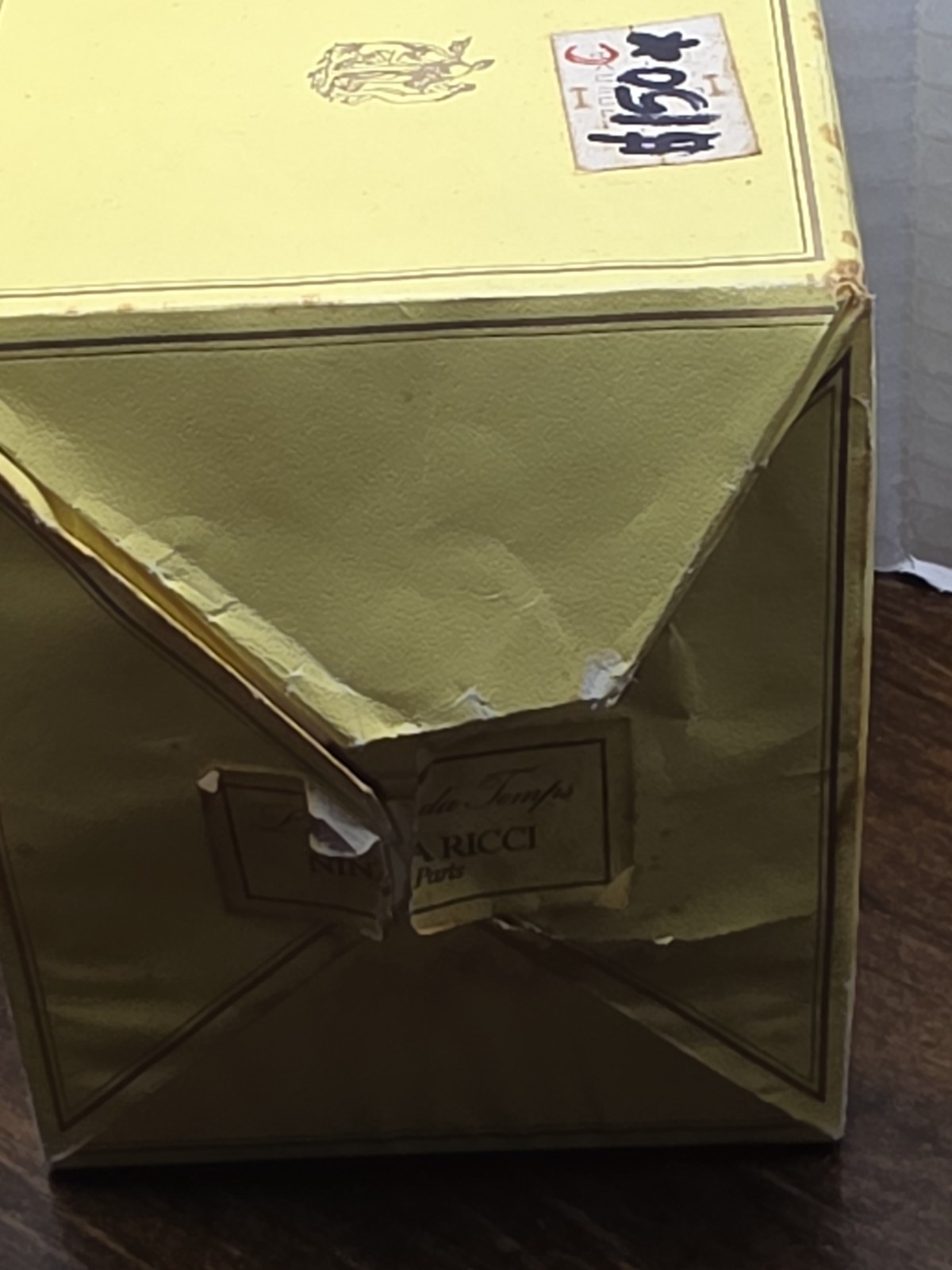 NOS Nina Ricci L'Air Du Temps Perfume 1.0 FL. 29 ml OZ. Sealed Box. Vintage READ