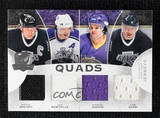 2008 The Cup Quads Jerseys 8/10 Jari Kurri Luc Robitaille Marcel Dionne HOF 0c3