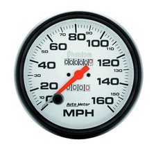 Autometer 5895 Phantom Speedometer 5 160 Mph Mechanical Autometer 5895 Phantom Speedometer 5 160 Mph Mechanical