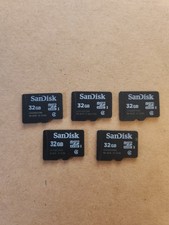 32GB Micro Sd card lot of 5