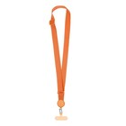 1Pack Adjustable Phone Lanyard for Smartphones, Orange