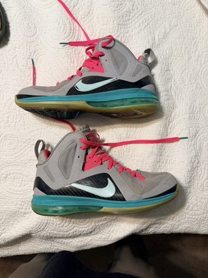 Nike lebron 9 south beach Miami size 12 used no box 100% authentic AS IS