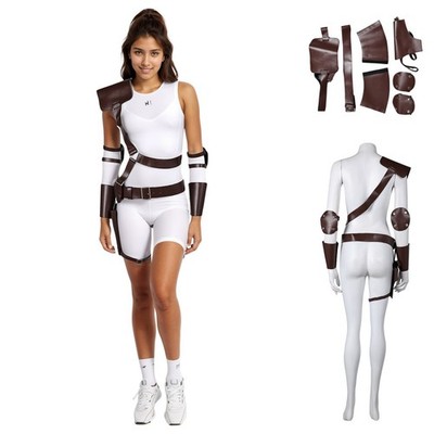 Fallout Lucy Cosplay Gun Holster Props Belt Leather Arms Guards Full Accessoriy