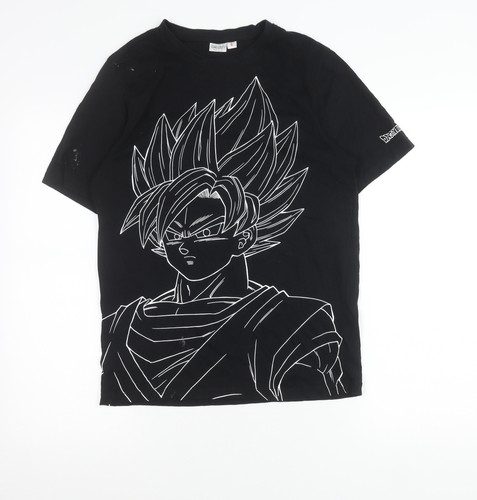 Dragon Ball Z Unisex Erwachsene schwarz Small Baumwolle Anime Grafik T-Shirt