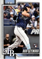 2026 Topps Series 1 Bob Seymour RC Tampa Bay Rays #70