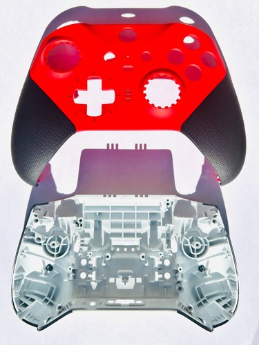 Microsoft Xbox Elite Series 2 Red New Front Faceplate & Back Cover Replacement - Picture 2 of 8