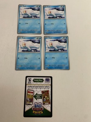 SEEL 086/165 - Pokemon Scarlet & Violet 151 -  NM / UNPLAYED + Code CARD