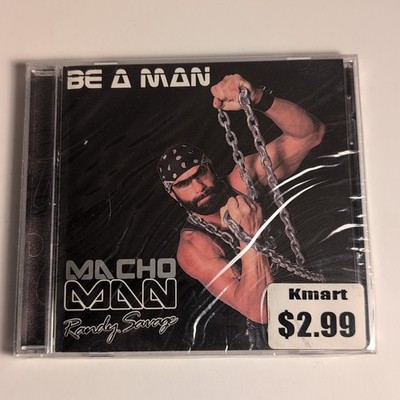 Vintage 2003 Macho Man Randy Savage Be A Man Big 3 Records Rap CD SEALED