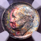 New ListingNGC MS-64! DEEP RAINBOW TONING 1961 ROOSEVELT DIME