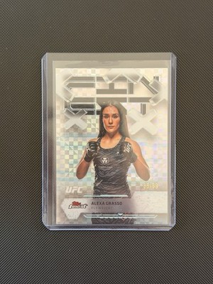 Topps 2025 Finest UFC Alexa Grasso Blue Checkerboard Refractor #19 86/99