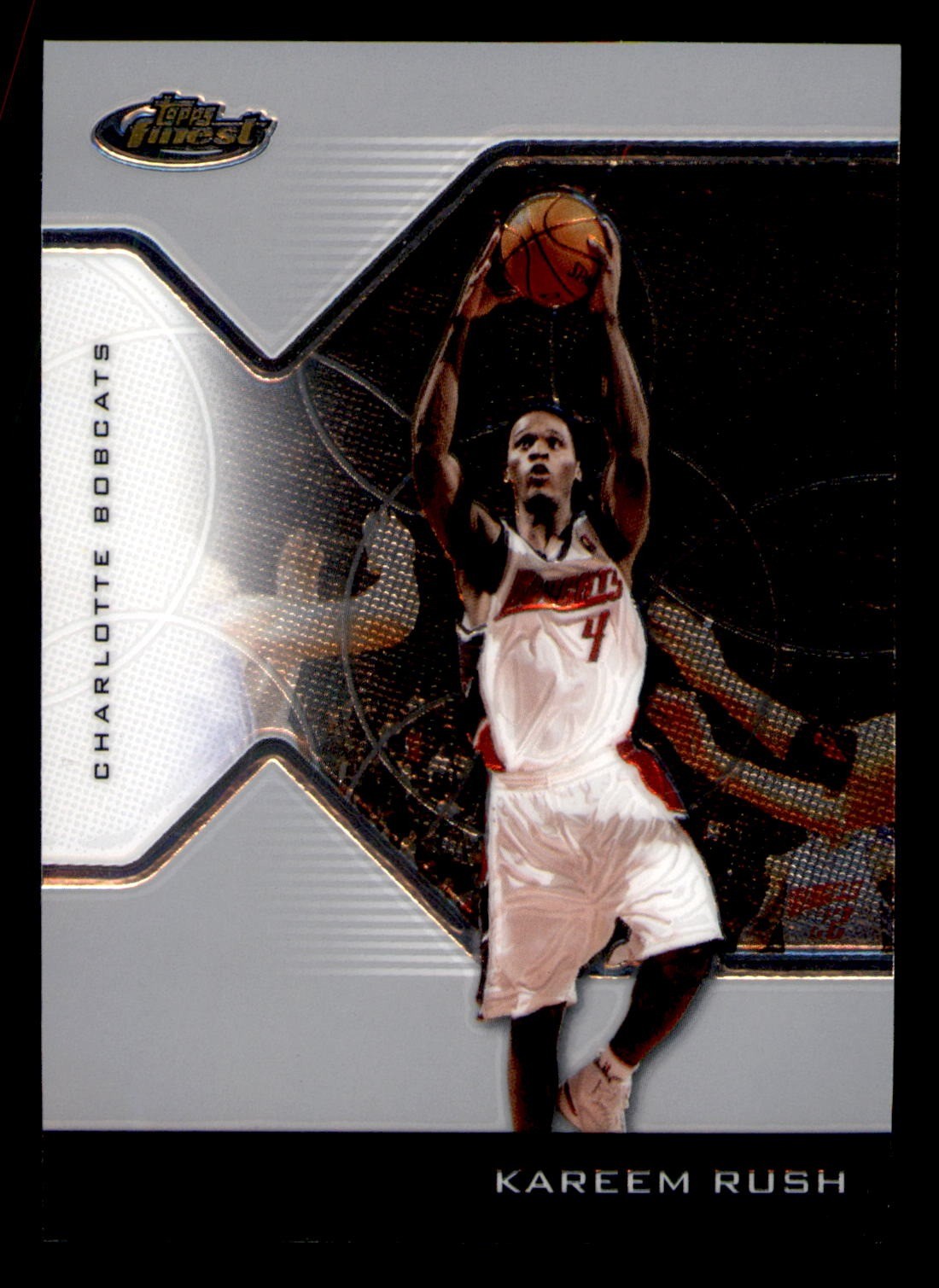 2004-05 Finest #92 Kareem Rush Bobcats