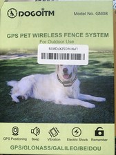 DOGOITM Wireless Dog Fence for 2 Dogs, Pet Containment System with AI Smart GPS