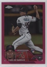 2023 Topps Chrome Update Magenta Refractor 230/399 Carlos Vargas #USC162 0l1