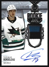 2022-23 The Cup #132 Thomas Bordeleau Rookie Jersey Autograph RC Auto /249
