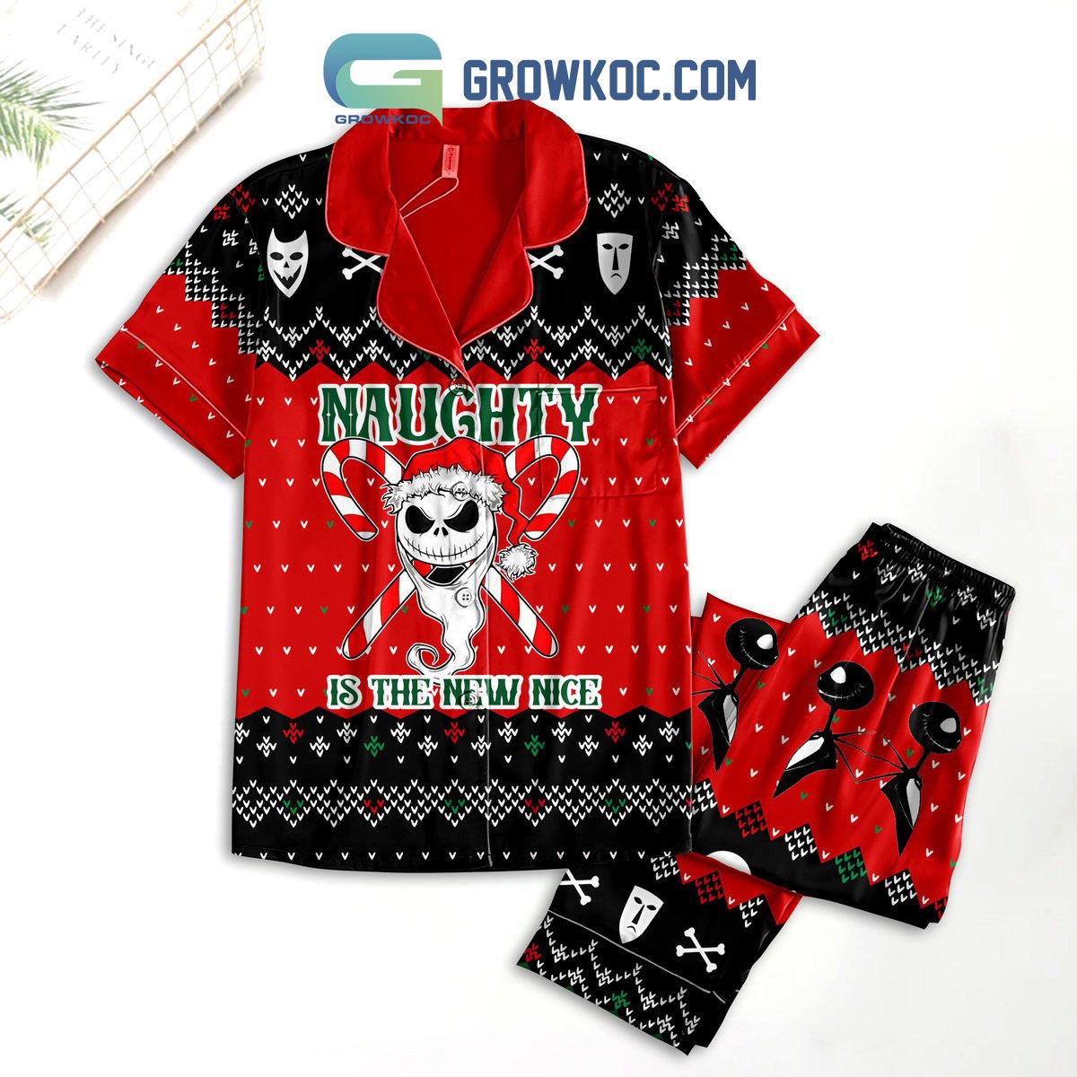 Naughty Is The New Nice Holiday Pajamas Set