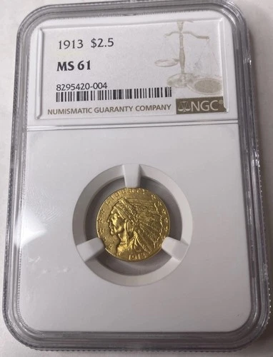1913 Indian Head Gold — photo from the most recent tracked eBay sale