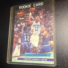Fleer Ultra 1992-93 Alonzo Mourning Rookie #234 Charlotte Hornets NBA Card