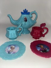 Disney Frozen Small 8 Pcs Dinnerware Tea Set Teatime for 2 Kids
